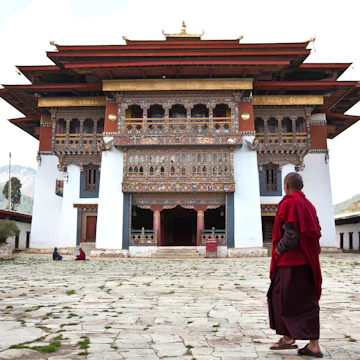 Gangte Goemba (Monastery), Phonbjikha Valley.