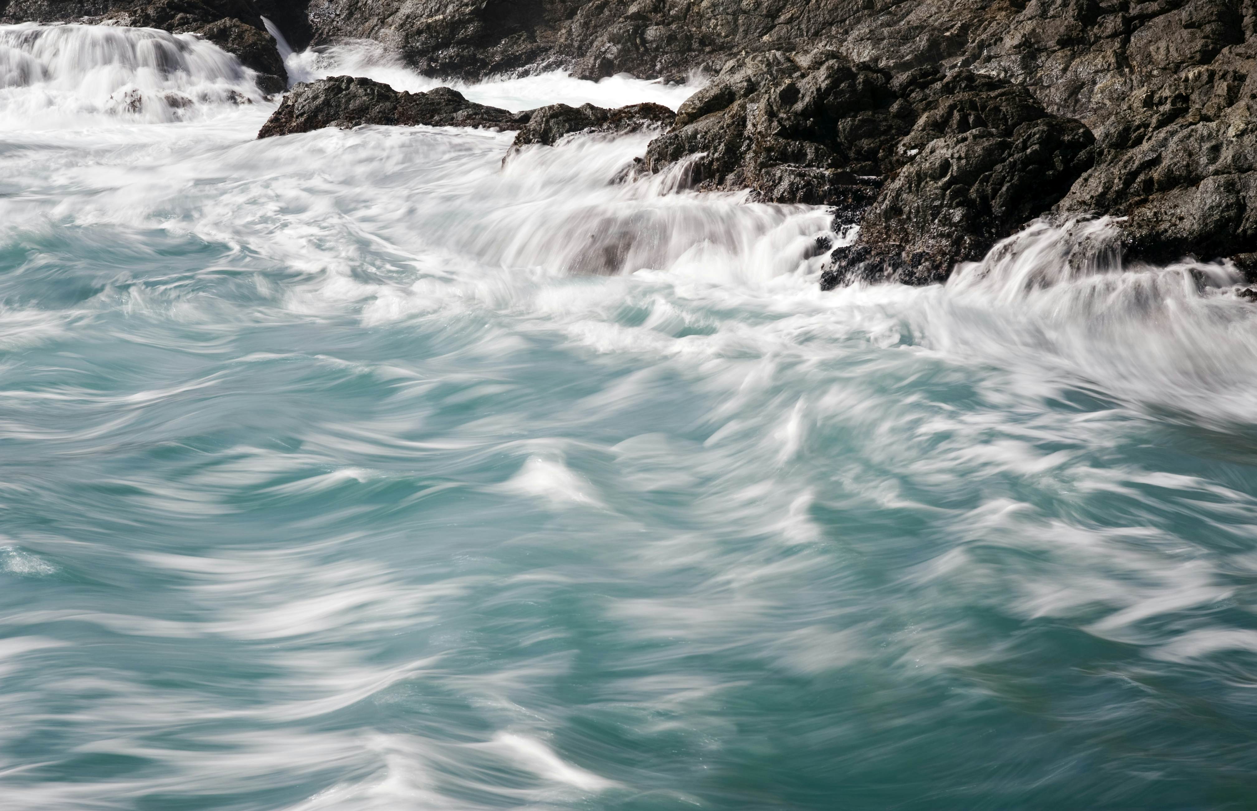 Waves at Partington Cove.
