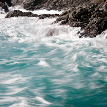 Waves at Partington Cove.