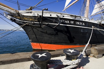Star of India at the Maritime Museum on the Embarcadero.