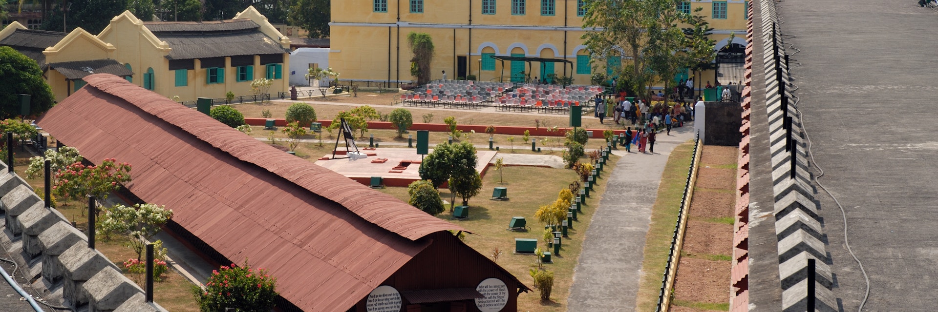Cellular Jail, so named due to comprising solely of solitary confinement cells, now a National Memorial.