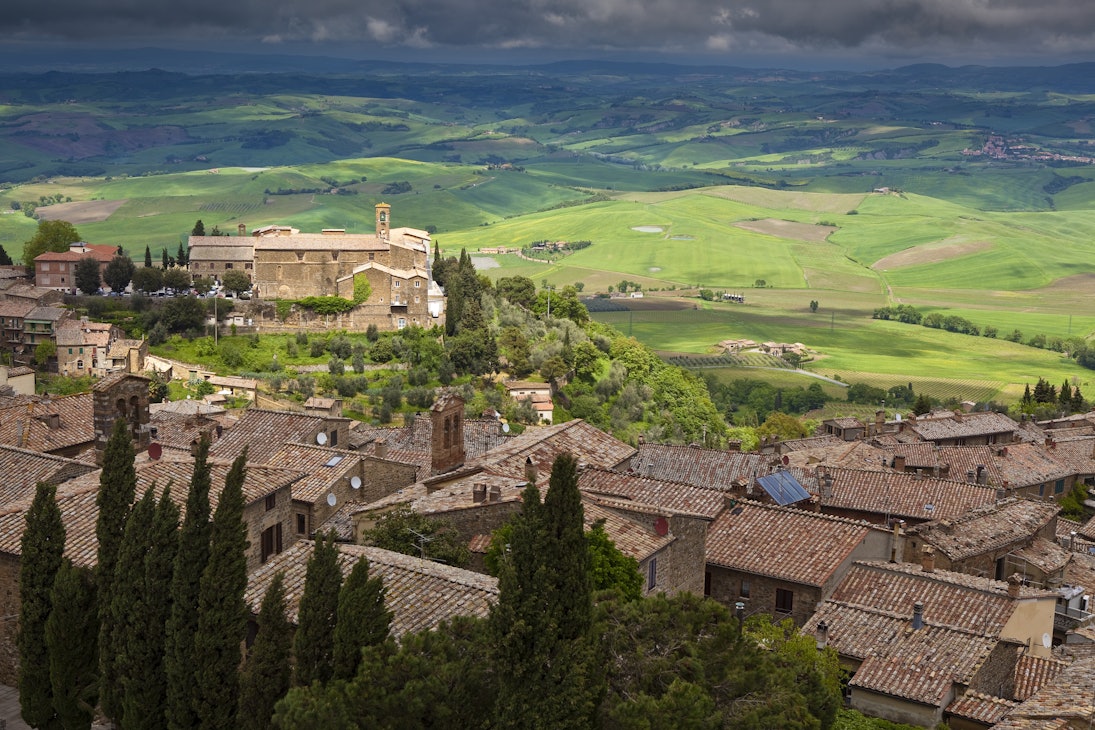 Town from fortress ramparts.