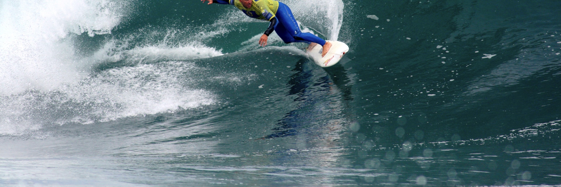 Professional surfer on a wave known as El Gringo.