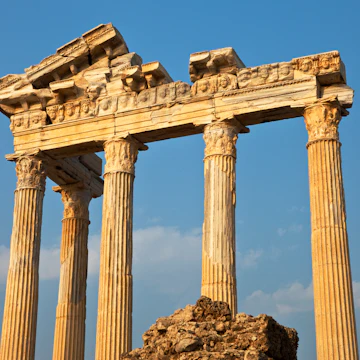 Frieze with Medusa heads, Temple of Apollo (Apollon).