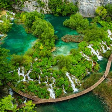 Caves and waterfalls