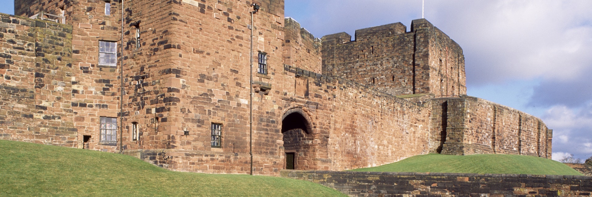 View of Carlisle Castle, Cumbria. England, 11th century.