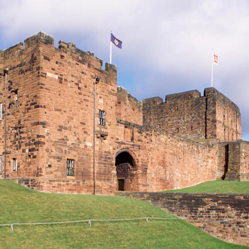 View of Carlisle Castle, Cumbria. England, 11th century.