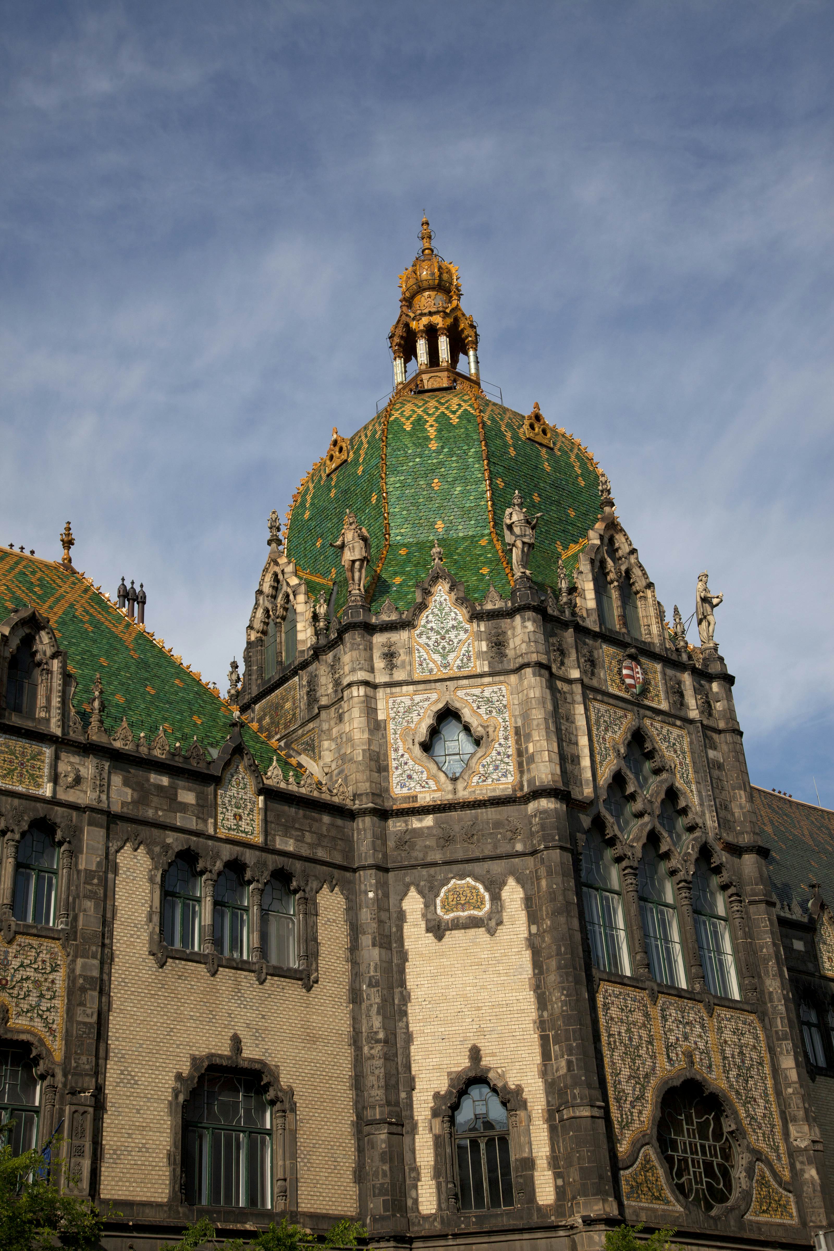 Old historical Museum of applied arts at Budapest Hungary