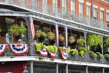 New Orleans balcony in French Quarter