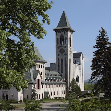 Canada, Quebec, Cantons-de-l'Est (Eastern Townships), Abbaye St-Benoit-du-Lac, Benedictine monastery