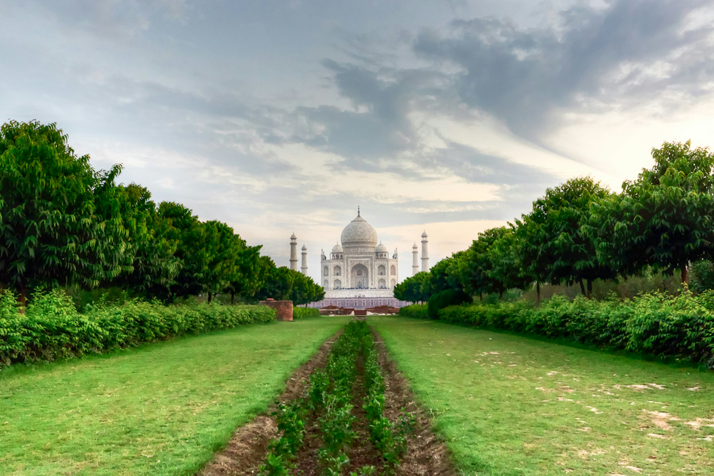 Taj Mahal viewed from Methab Bagh