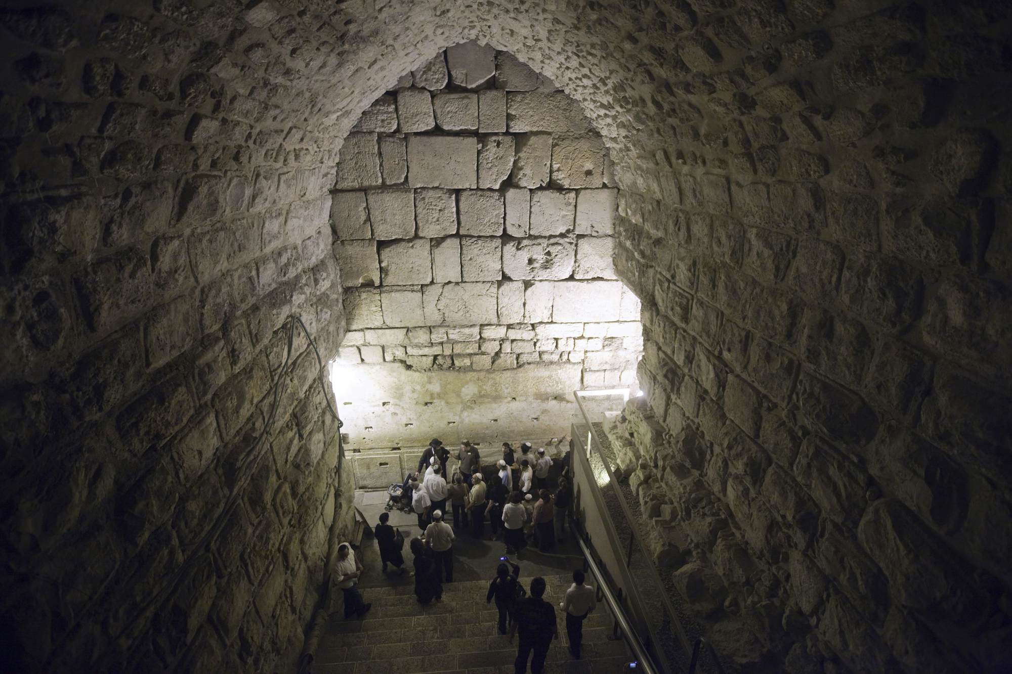 Western Wall Tunnels Jerusalem Sights Lonely