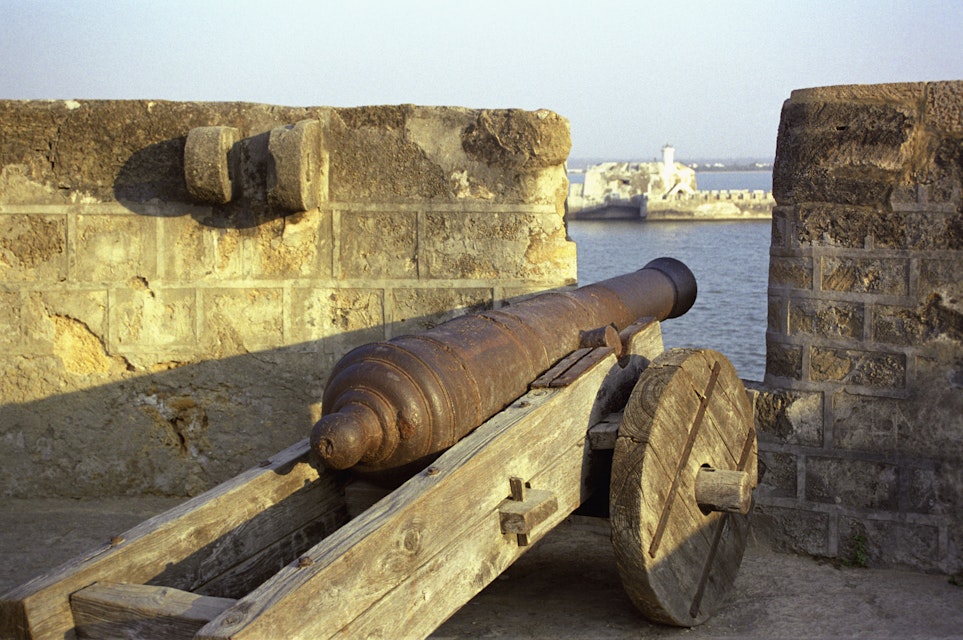 Portuguese fort in Diu, Gujarat, India. (Photo by: IndiaPictures/UIG via Getty Images)