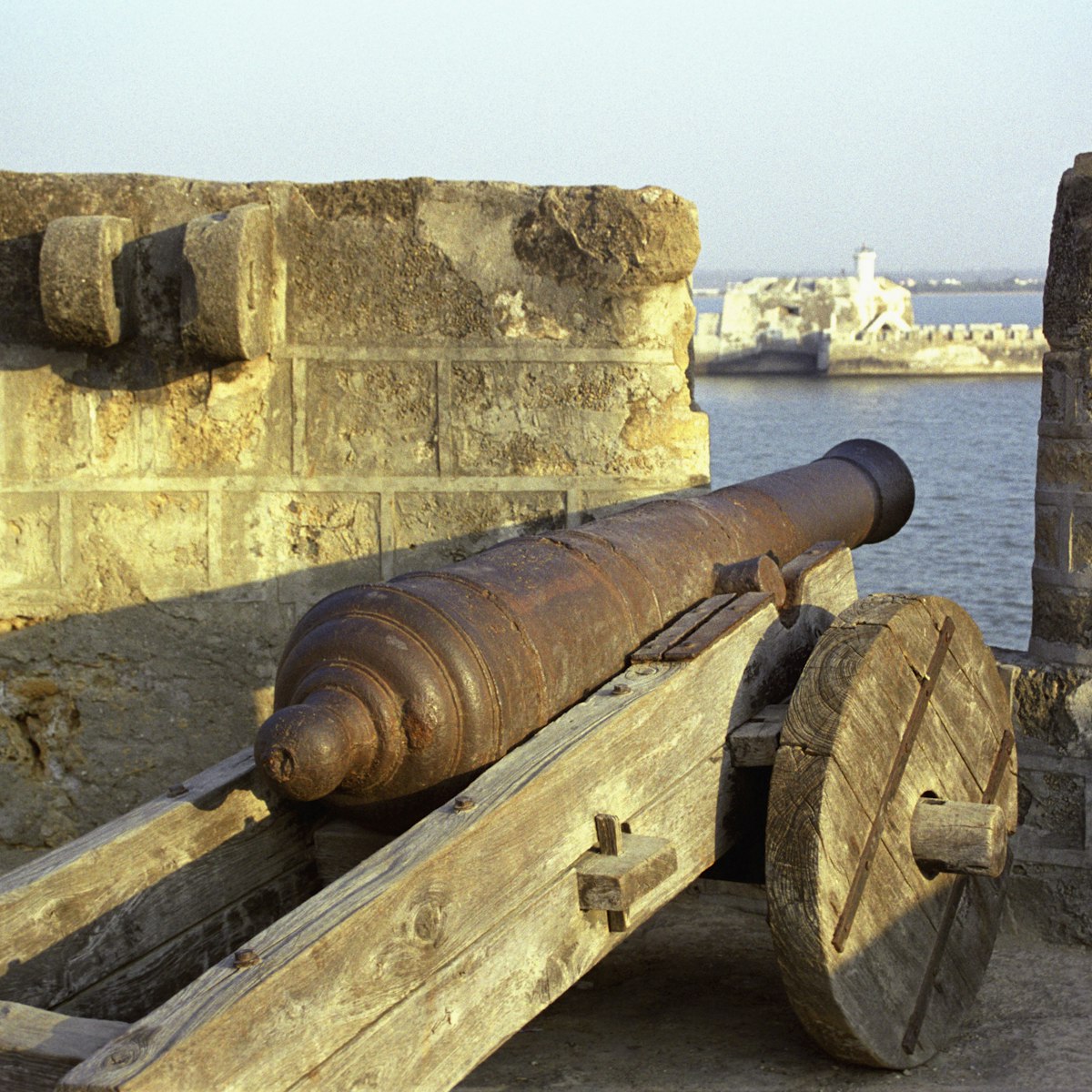 Portuguese fort in Diu, Gujarat, India. (Photo by: IndiaPictures/UIG via Getty Images)