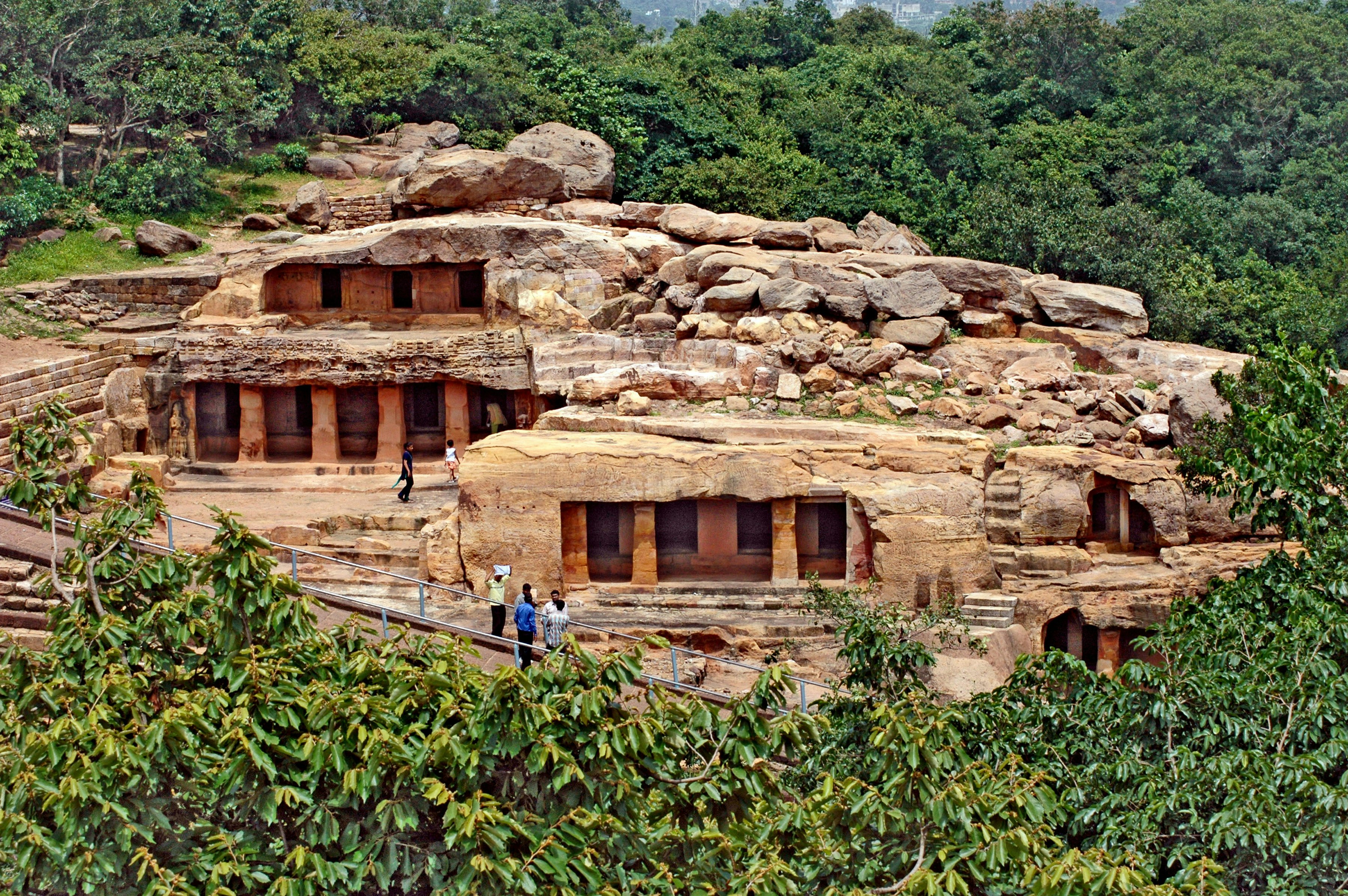 Udayagiri Caves, Bhubaneshwar, Orissa, India. (Photo by: IndiaPictures/UIG via Getty Images)