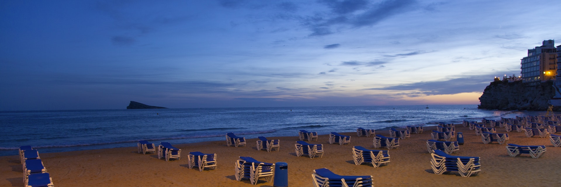 Bar by Levante beach