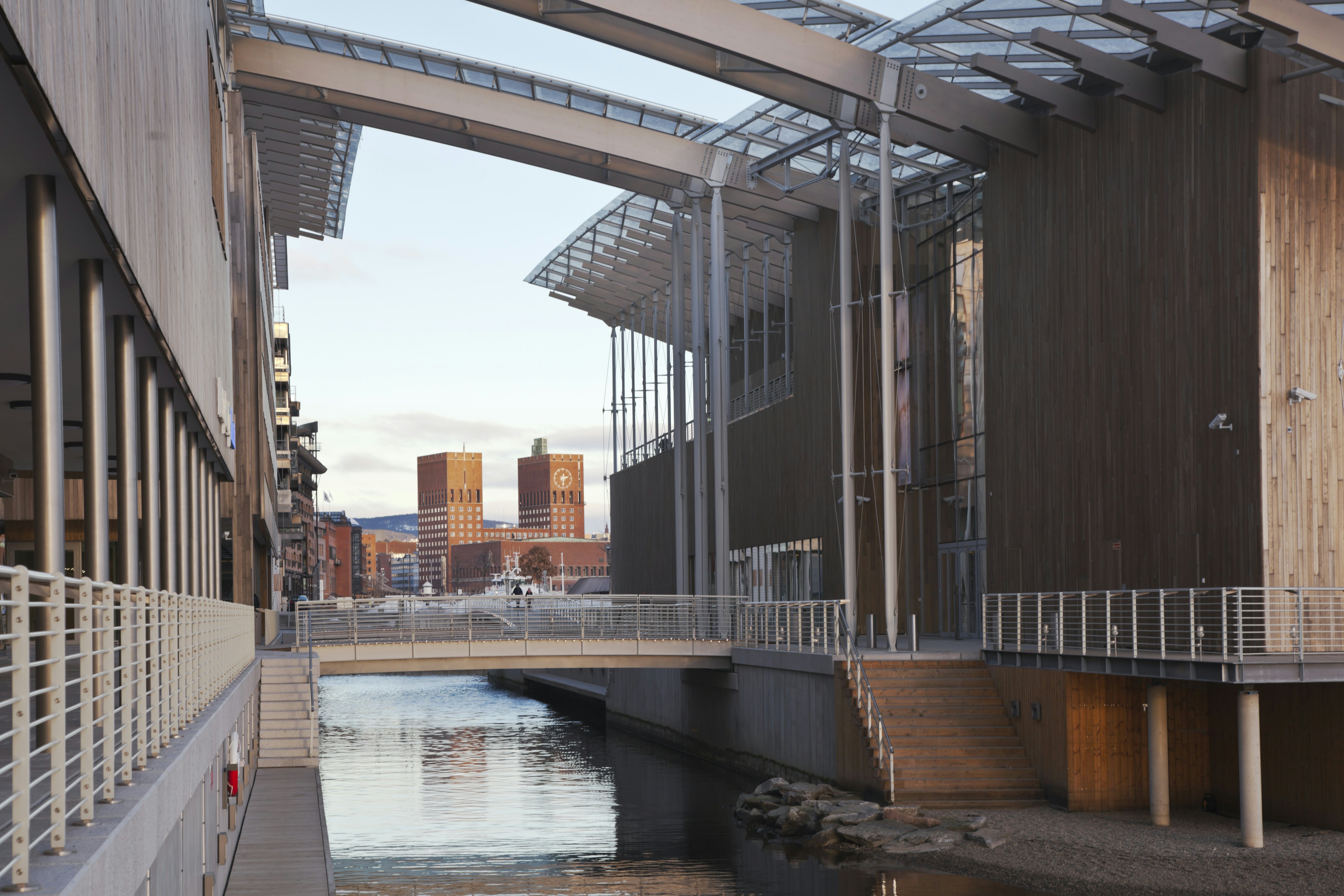 View to the City Hall.