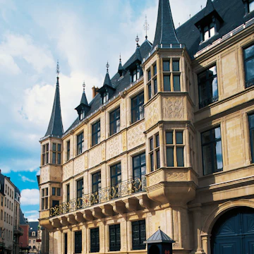 Facade of Grand Ducal Palace (1545-1604), Luxembourg City, Luxembourg