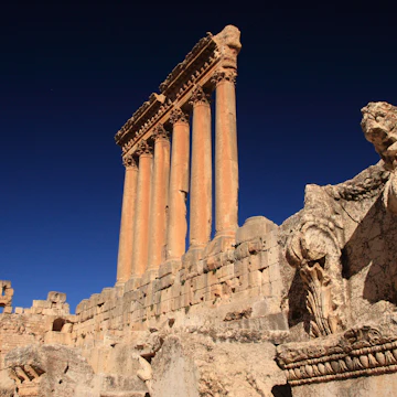 Temple of Jupiter, Baalbek, Lebanon.