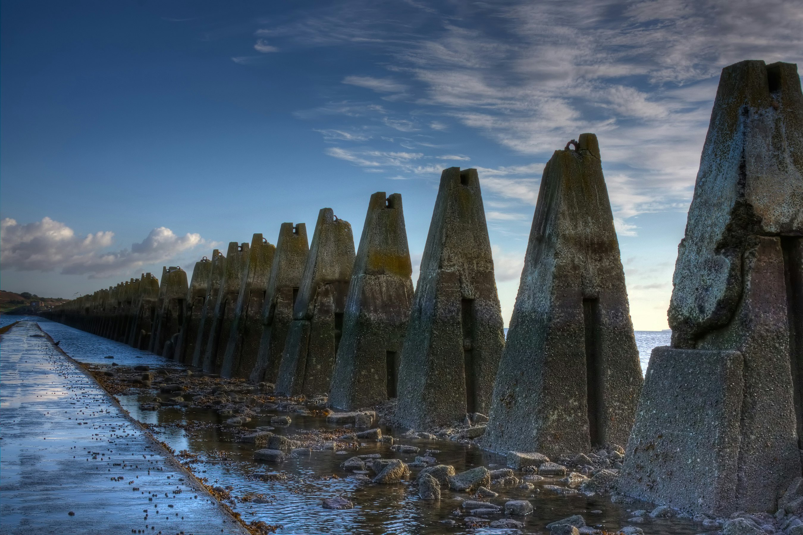 Cramond Anti Submarine Defences.