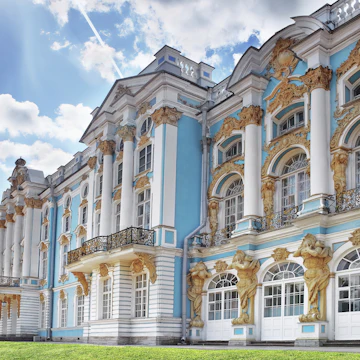 Katherine's Palace hall in Tsarskoe Selo (Pushkin).