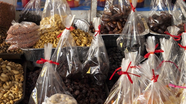 Fruit & Nuts at the Market in Guadalajara, Mexico