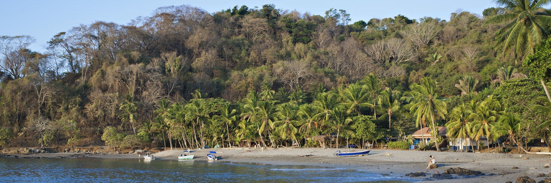 The beach at Montezuma, Costa Rica.