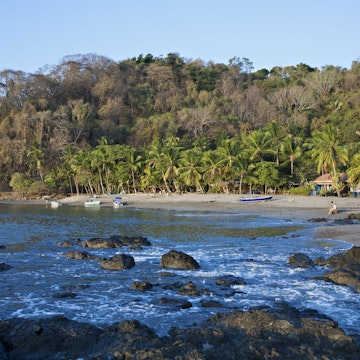 The beach at Montezuma, Costa Rica.