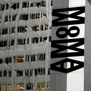 NEW YORK, NY - AUGUST 15 2005: The Museum of Modern Art on August 15, 2005 in New York City. MOMA is an art museum in Midtown Manhattan. (Photo by Athanasios Gioumpasis/Getty Images)