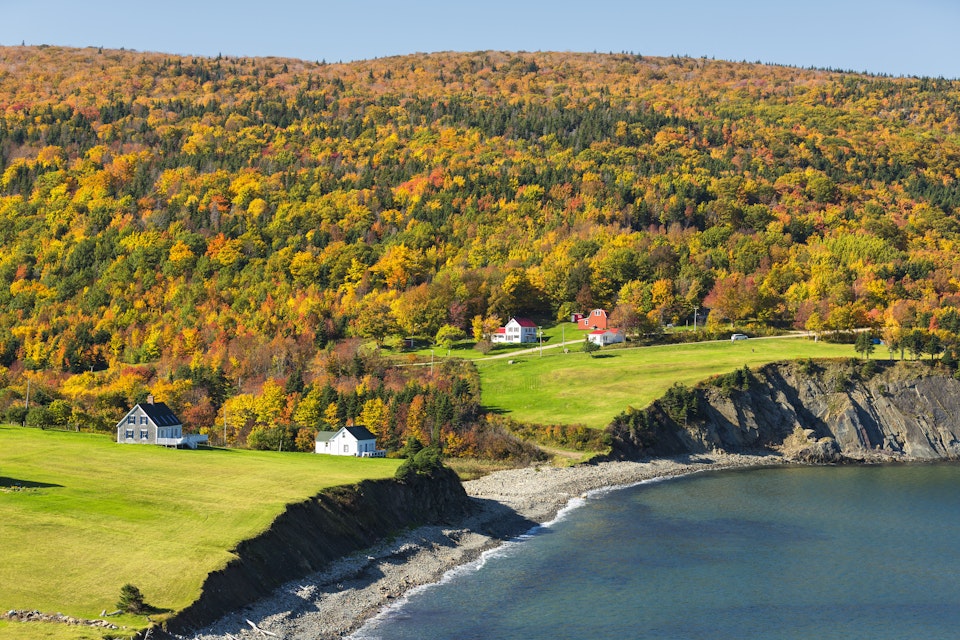 Coastline, Capstick, Cape Breton Highlands, Nova Scotia, Canada