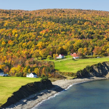 Coastline, Capstick, Cape Breton Highlands, Nova Scotia, Canada