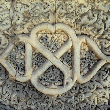 MALDIVES - 2005/01/01: Maldives, Male, Friday Mosque (hukuru Miski), Cemetary, Tomb, Detail. (Photo by Wolfgang Kaehler/LightRocket via Getty Images)