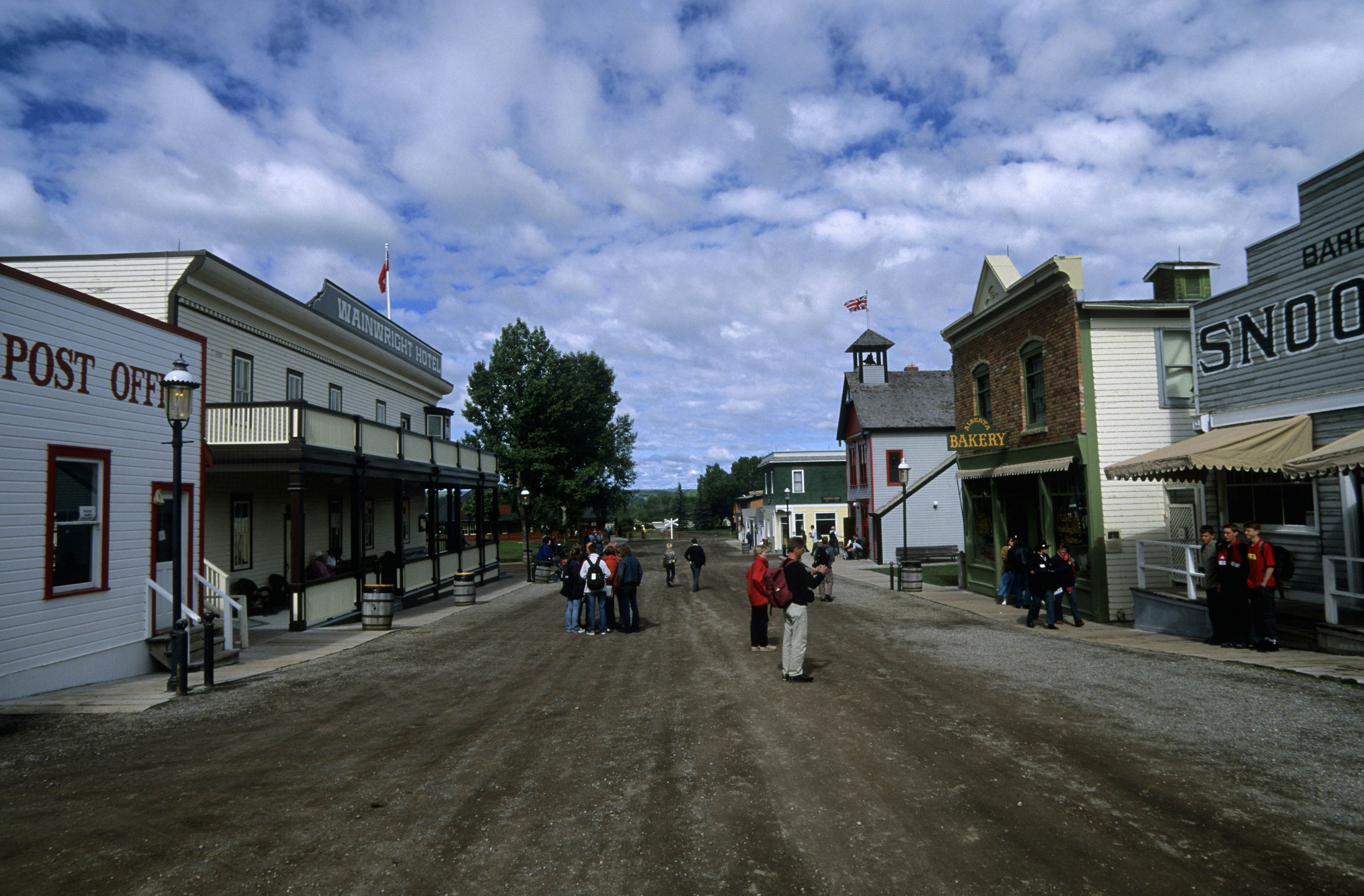 CANADA - 2003/01/01: Canada, Alberta, Calgary, Heritage Park, Main Street. (Photo by Wolfgang Kaehler/LightRocket via Getty Images)