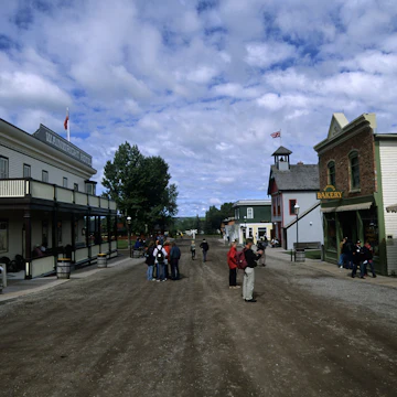 CANADA - 2003/01/01: Canada, Alberta, Calgary, Heritage Park, Main Street. (Photo by Wolfgang Kaehler/LightRocket via Getty Images)