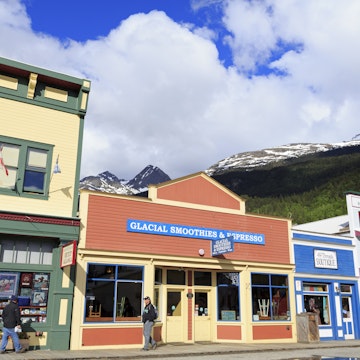 Stores on 5th Avenue in Skagway