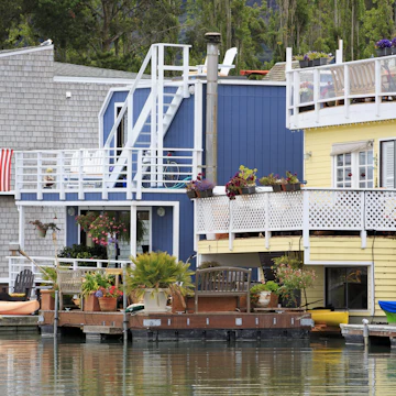 Houseboats in Sausalito