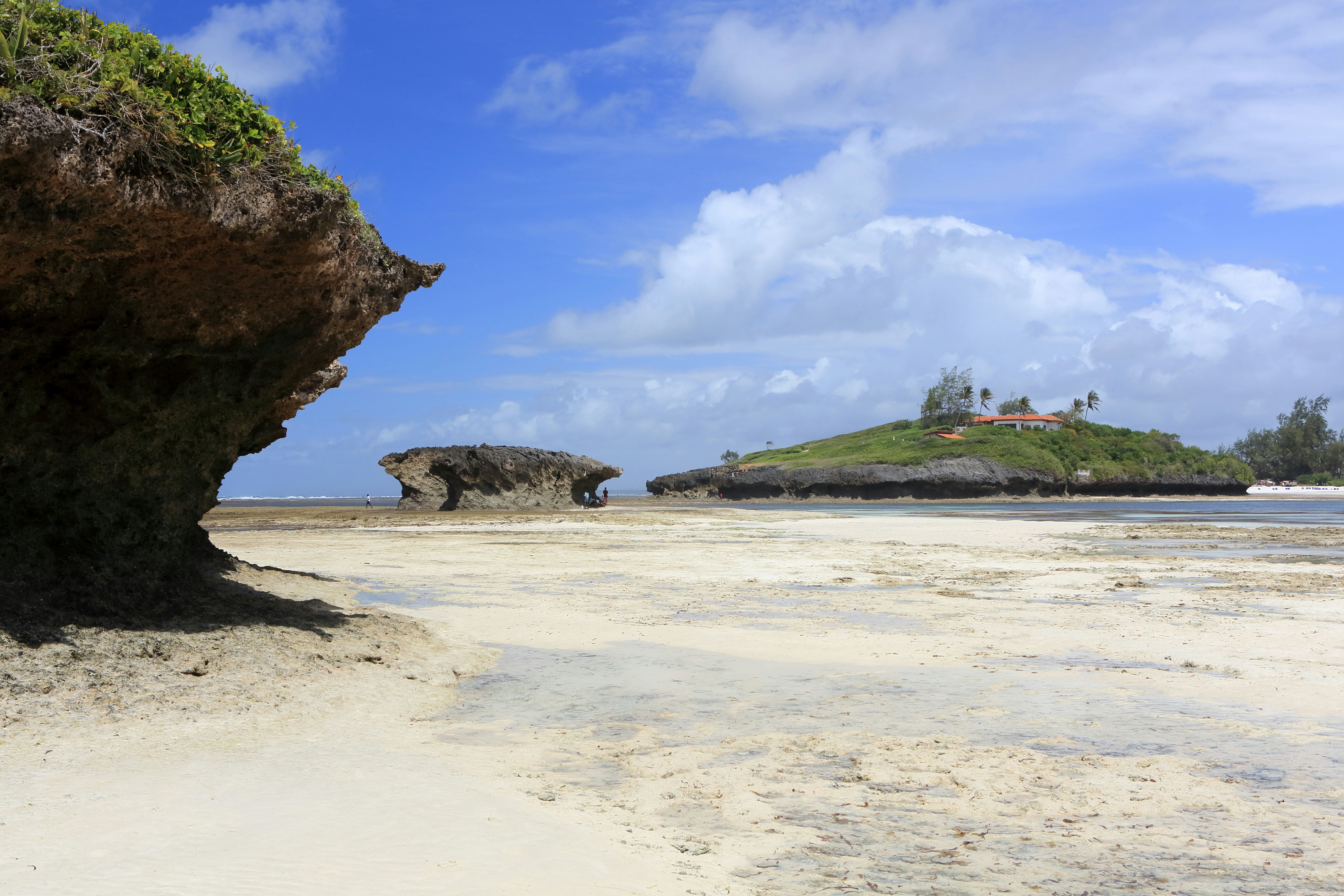 Rocks on the beach, Watamu Marine National Park