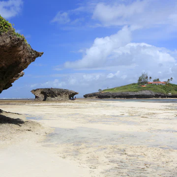 Rocks on the beach, Watamu Marine National Park