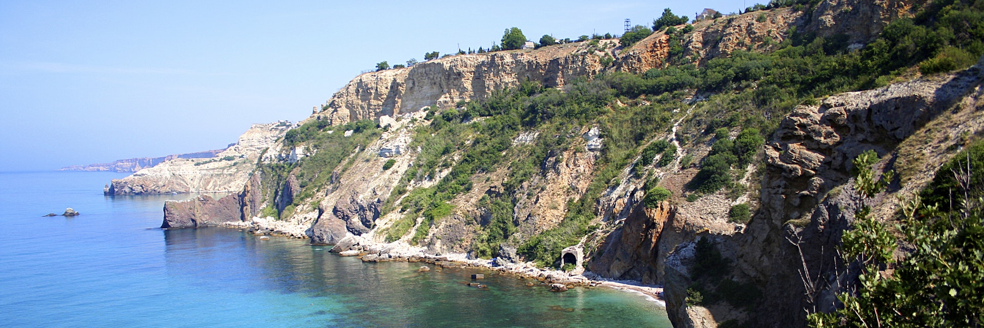 The panoramic view of Black Sea