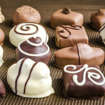 Luxury chocolate candies