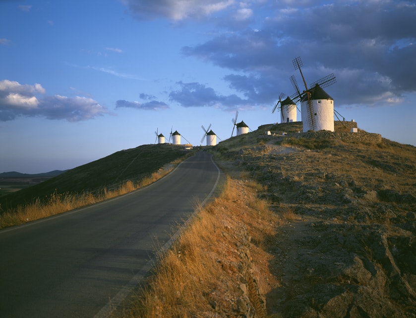 Windmills, Consuegra, La Mancha, Spain