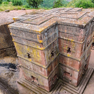 Nature of Lalibela, one of Ethiopia's holiest cities in Africa.