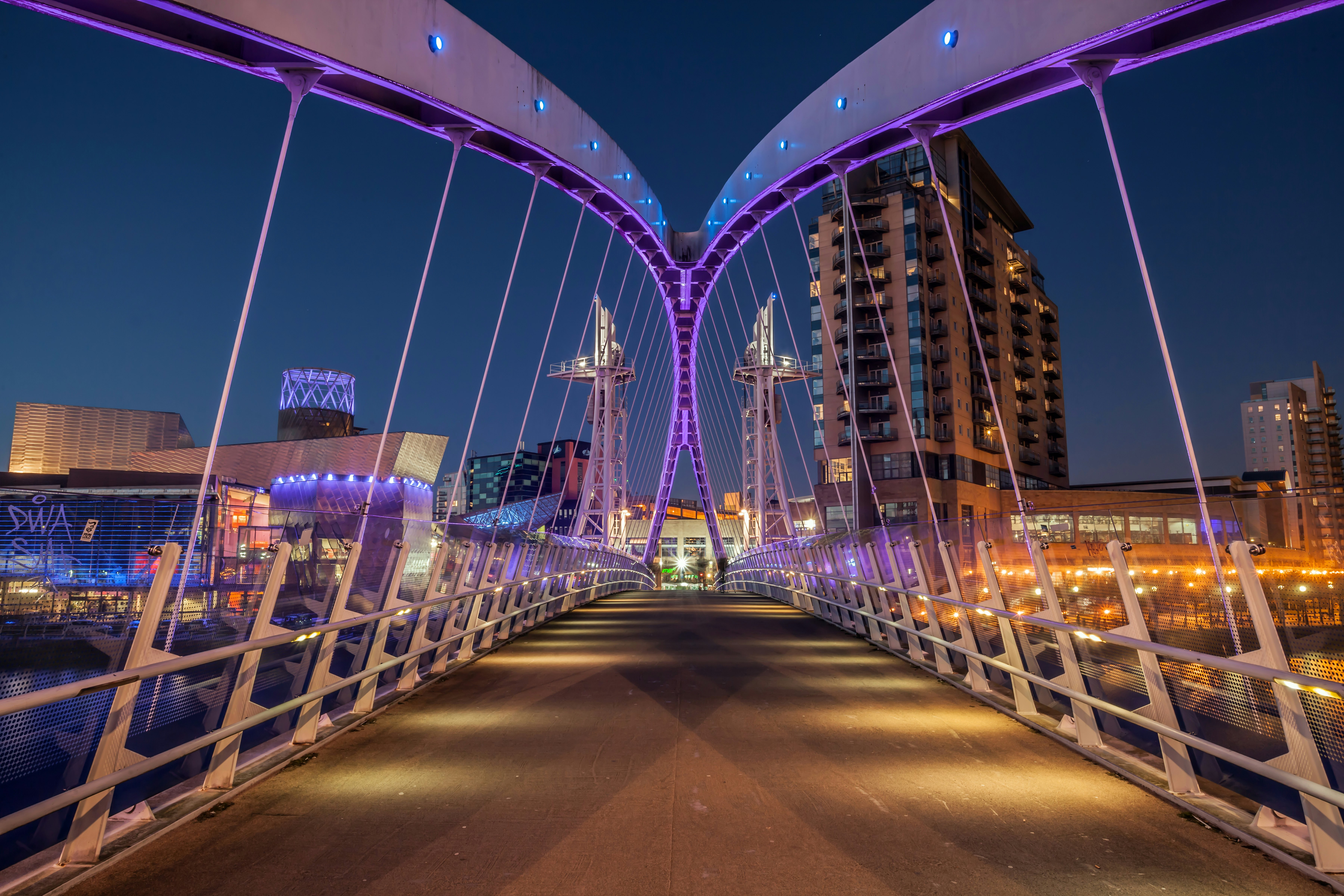 Salford Quays Millennium Bridge
