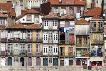 Houses of the historic city center of Porto