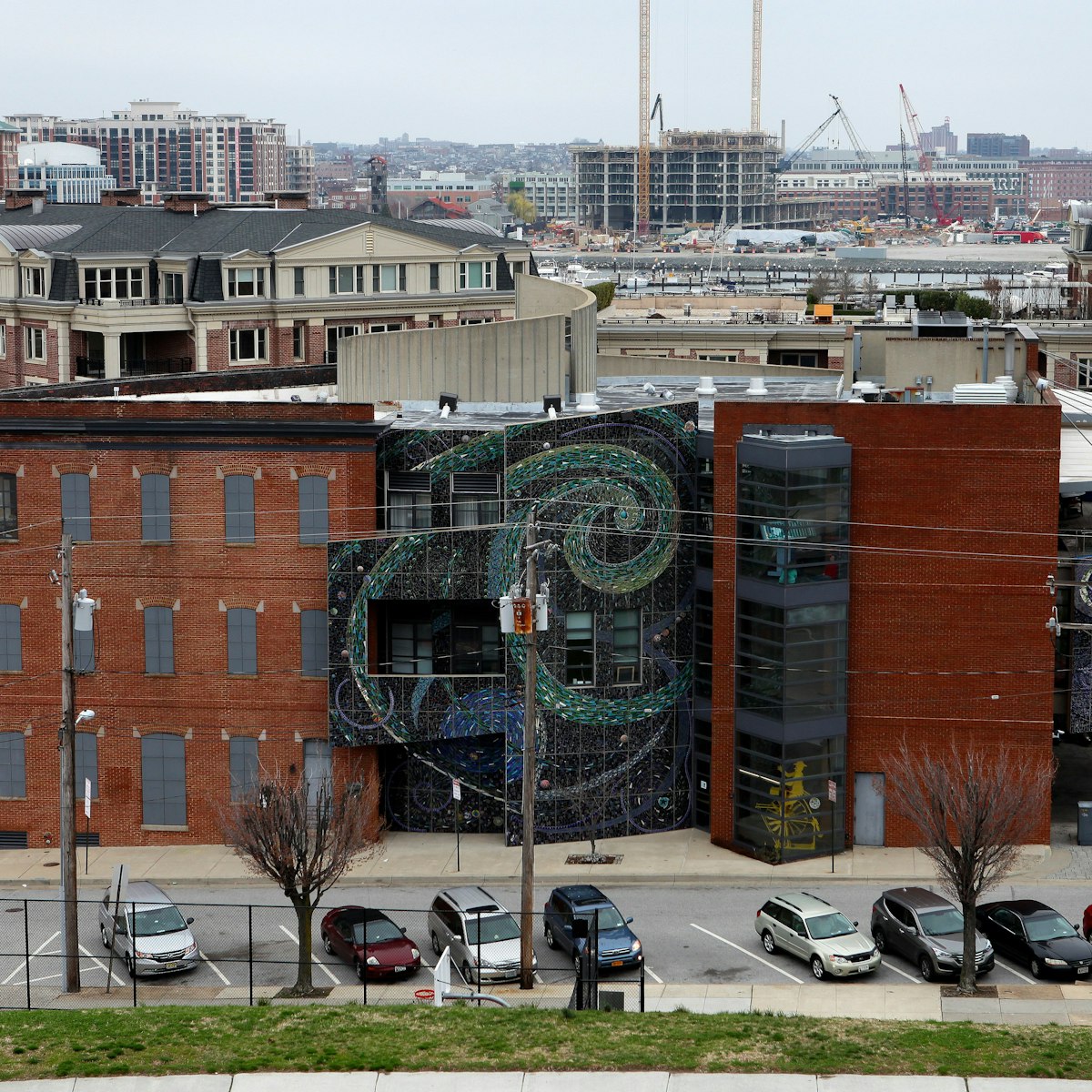 BALTIMORE - APRIL 09:  American Visionary Art Museum as photographed from Federal Hill Park on April 9, 2015 in Baltimore, Maryland.  (Photo By Raymond Boyd/Getty Images)