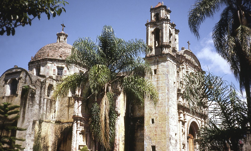 Cathedral during daytime in city of Cuernavaca Mexico