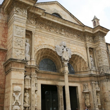 Cathedral of Santa MariÂÂa la Menor, Santo Domingo, Dominican Republic.