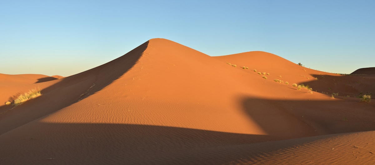 Dune at sunset, Sahara
