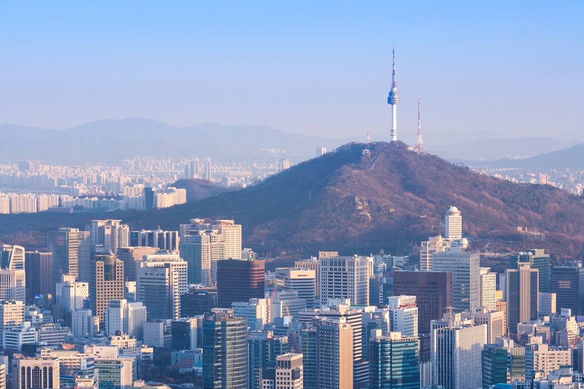 Seoul City and N Seoul Tower, South Korea
