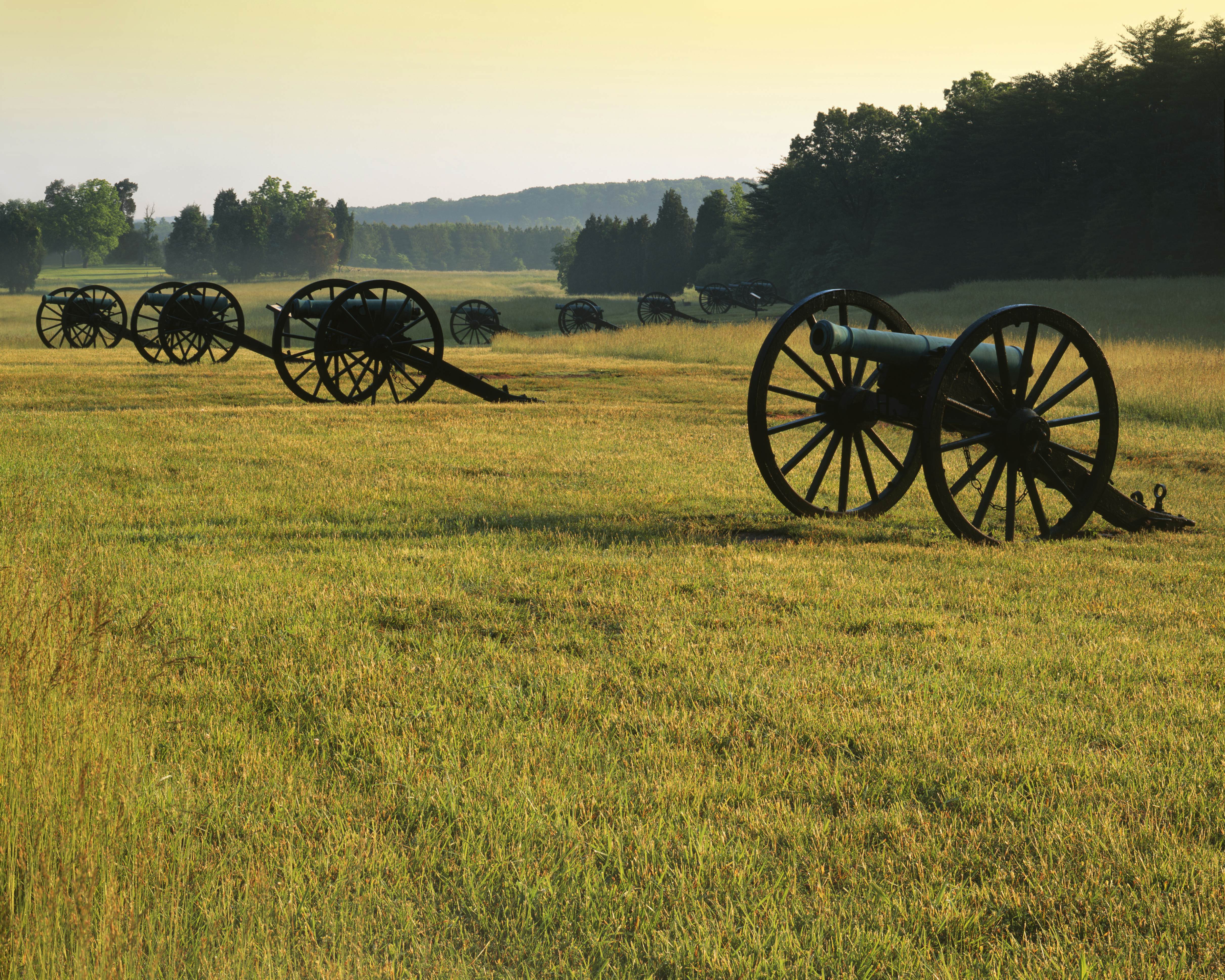 Cannons, Manassas National Battlefield Park, Virginia, USA